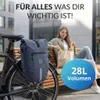 BRONEA® 2 in 1 Gepäckträgertasche für Fahrrad - XXL 28 Ltr Produktbild-Vorschau 3