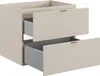 Waschbeckenunterschrank 60 Cm, Kaschmir Matt, 2 Schubladen, Produktbild-Vorschau 3