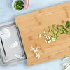 Relaxdays Schneidebrett mit 2 Auffangschalen, HxBxT: Produktbild-Vorschau 3
