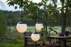 LED Solar-Hängeleuchtkugel Ø 10cm mit Metallkette 1 LED Produktbild-Vorschau 1