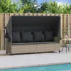 VidaXL 368358, Lounge, Obite siedzisko, Technorattan, Stal, Podgląd zdjęcia produktu 3