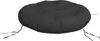 vidaXL Kissen Rund Schwarz Ø 60 x 11 cm Oxford-Gewebe Produktbild-Vorschau 4
