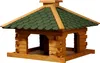 dobar Rustikales Vogelfutterhaus mit Bitumendach, Vogelhaus Produktbild-Vorschau 3
