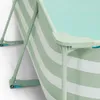 Swim Essentials Luxe Groen Gestreept Zwembad, 300x200x75cm Produktbild-Vorschau 2