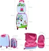 Kinderkoffer-Set Kiderkoffer mit Rucksack, Kindertrolley Produktbild-Vorschau 6