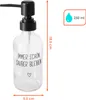 1.06 Seifenspender Glas 3er Set mit Sprüchen - jeweils 18,5 Produktbild-Vorschau 2