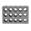 2 blocs 25 x 50 x 75 mm avec 23 trous, bloc de fraisage Voir les images du produit 2