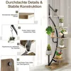 GOPLUS 6-stöckiger Blumenständer Metall-Pflanzenständer, Produktbild-Vorschau 4