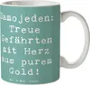 Mr. & Mrs. Panda Trinkbecher Spruch Samojede Herz - Produktbild-Vorschau 1