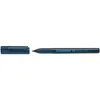 A blue pen with its cap off, lying next to the cap on a white background. Anteprima dell’immagine prodotto