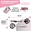 SIX DEGREES Aluminium Scooter 205 mm blossom pink, Produktbild-Vorschau 11