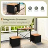 COSTWAY Panchina da giardino 2 in 1, tavolo da picnic e Anteprima dell’immagine prodotto 7