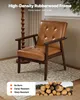Fotel akcentujący VEVOR z ramą z litego drewna i Podgląd zdjęcia produktu 6