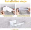 Toilettenpapierhalter Ohne Bohren Selbstklebender Produktbild-Vorschau 5