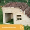 Kerbl Nagerhaus Nature, 50x25x25 cm, Holz, für Hasen, Produktbild-Vorschau 2