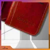 OMNA | Porte-monnaie en cuir pour femme ROUGE - Grand - Voir les images du produit 9