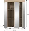 Zrcadlová skříňka Lambada 60 x 18 x 79 cm dub světlý Náhled obrázku produktu 6