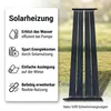 Mucola Solarheizung 305x80CM Solarpanel Solarkollektor Produktbild-Vorschau 11