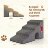 COSTWAY Hundetreppe,4 Stufen Haustiertreppe,Hunderampe mit Produktbild-Vorschau 3