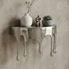 WOHNLING Półka ścienna 35 cm, aluminium, srebrna, wzór Podgląd zdjęcia produktu 1