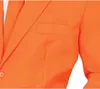 Carnevale Eroe Arancione Tuta Cravatta Pantaloni Costume Anteprima dell’immagine prodotto 5