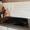 KitchenYeah© Herdabdeckplatte Marmoroptik - Luxus - Schwarz Produktbild-Vorschau 5