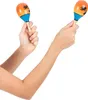 Sonagli Hawaii maracas sonagli in legno arancio-blu-nero - Anteprima dell’immagine prodotto 2