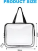 Aucuu Kulturtasche Transparent 2 Stück Kosmetiktasche Produktbild-Vorschau 2