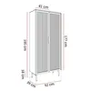 Vitrine LINEA LOFT mit LED-Beleuchtung, Eiche Dunin + Produktbild-Vorschau 7