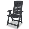 vidaXL Chaises longues de jardin 6 pcs. Anthracite - Voir les images du produit 4