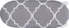 A top-down view of a mini ironing board with a gray and white geometric pattern. Produktbild-Vorschau