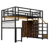 Flieks Lit superposé 140x200cm avec bureau et étagère, lit Voir les images du produit 9