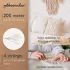 Makramee Garn 3er Set 3mm (Naturell 200m, Ackerbraun 100m, Produktbild-Vorschau 6