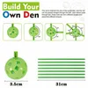 175Pcs DIY Bauen Kinder Zelt Höhle Set Geschenk Bausteine Produktbild-Vorschau 9