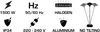 A grid of icons and text describing product features. Produktbild-Vorschau