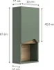 Badschrank Vicco Marelle Grün/Artisan 30 x 67 cm mit Tür Produktbild-Vorschau 2