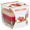 Bispol Duftkerze in dreifarbigem Glas Apfel Zimt SNK80-87 Produktbild-Vorschau 4