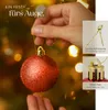 tectake® Weihnachtskugeln 24er-Set in Rot Durchmesser 4 cm Produktbild-Vorschau 3