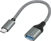 LogiLink USB-C > USB 3.2 (ST-BU) 0,15m Adapter Grau Produktbild-Vorschau 1