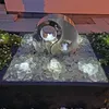 CLGarden Edelstahl Springbrunnen Yin Yang mit LED Produktbild-Vorschau 7
