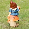 Résine Nain Statue Jardin Ornement Beau Nain Figurine Voir les images du produit 6