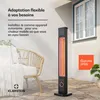 Klarstein Chauffage Infrarouge 2000W – Sur Pied & Mural, 8 Voir les images du produit 4