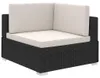 vidaXL Ensemble salon de jardin 24 pièces noir poly rotin Voir les images du produit 3