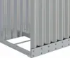 vidaXL Přístřešek na palivové dřevo Stříbrný 40x45x170 cm Náhled obrázku produktu 7