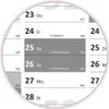 XXL Wandkalender Wandplaner 2027 grau (gerollt) DIN A0 Produktbild-Vorschau 3
