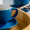Argon Ta Farbige Cappuccino Tasse und Untertasse Set - Produktbild-Vorschau 5