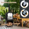 KOMFOTTEU Pizzaofen Outdoor mit 2 Schichten, tragbarer Produktbild-Vorschau 3