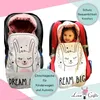 Love Gifts® Einschlagdecke Babyschale 80 * 85 cm, Baby Produktbild-Vorschau 2
