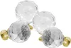 Domino Elegante Crystal Palace Möbelknopf 30mm in Gold & Produktbild-Vorschau 1