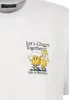 Sublevel Kurzarm T-Shirt Rundhals Loose Fit Brustaufdruck Produktbild-Vorschau 2